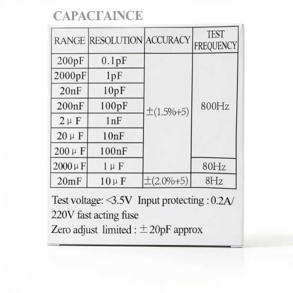Capacitance Meter OEM 200pF-20mF LED Display-8