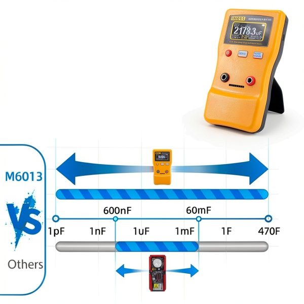 Capacitor Tester RQG Digital ESR Meter M6013X-2