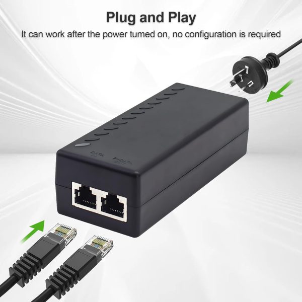 UltraPoE 30W Gigabit PoE Injector for CCTV Cameras-3