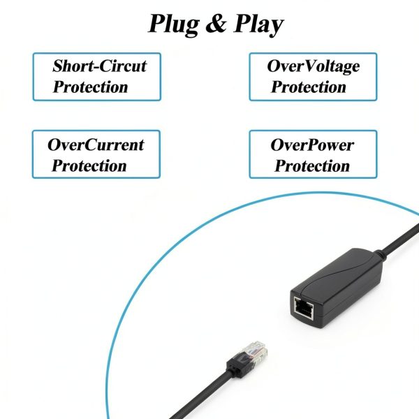 REVODATA Powerline Network Adapters 100Mbps PS5724AT-RJ-3