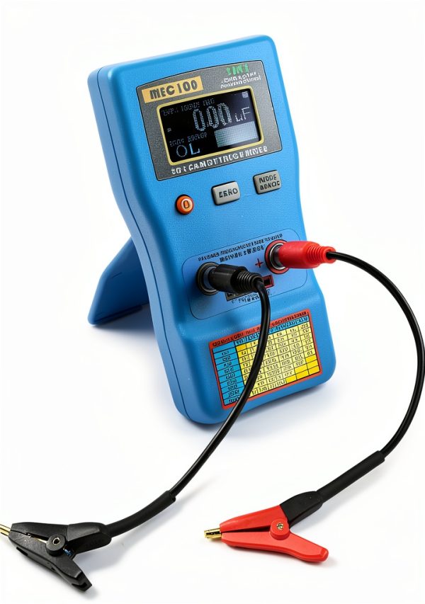 MEC-100 Capacitance ESR Meter Digital Ohmmeter Battery-5