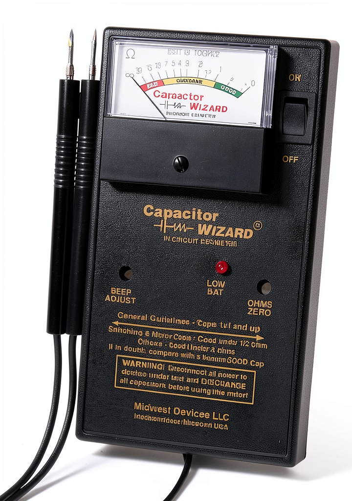 Capacitance Meter with charged capacitor protection