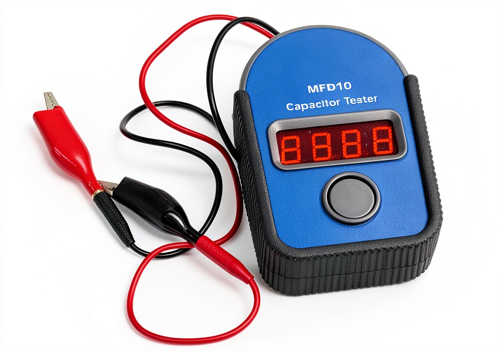 DBCYZ Capacitance Meter MFD10 in a laboratory setting