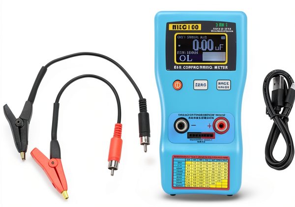 MEC-100 Capacitance ESR Meter Digital Ohmmeter Battery-0
