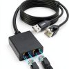 Conable RJ45 Splitter Gigabit Ethernet Adapter-0