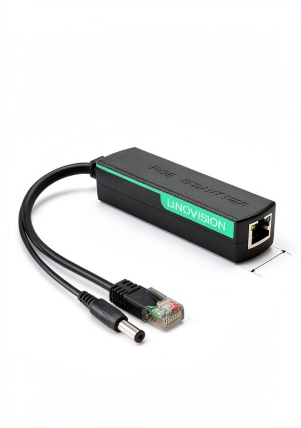12V PoE Splitter LINOVISION Ethernet Power Adapter-6