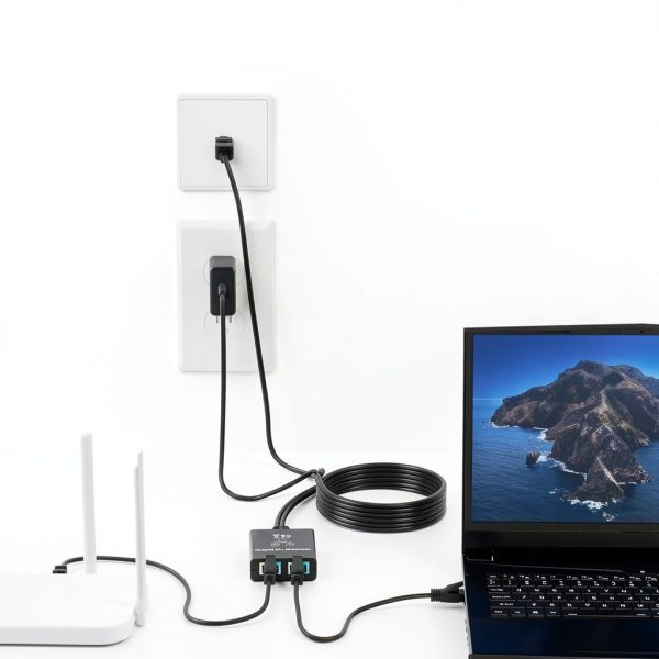 Conable RJ45 Splitter Gigabit Ethernet Adapter-2