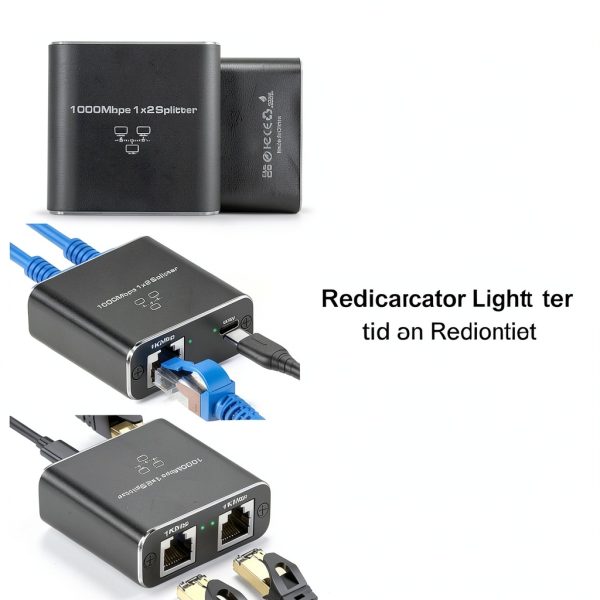 Gigabit Ethernet Splitter by Pushua for Home Office-6