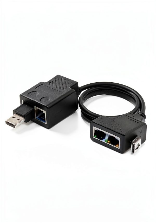 Gigabit Ethernet Splitter by Pushua for Home Office-2