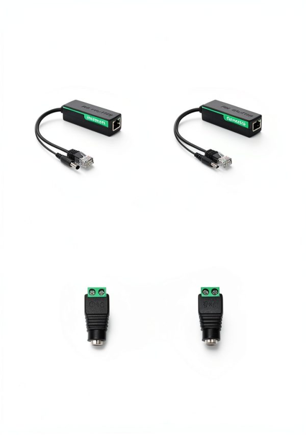 12V PoE Splitter LINOVISION Ethernet Power Adapter-7