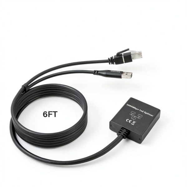 Conable RJ45 Splitter Gigabit Ethernet Adapter-4