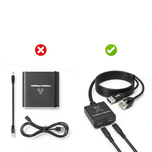 Conable RJ45 Splitter for Gaming and Streaming-6