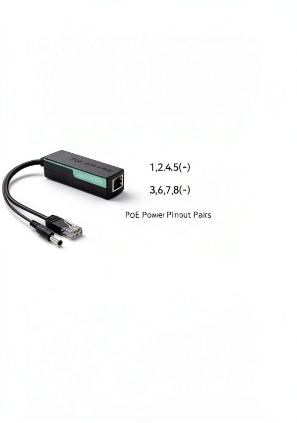 12V PoE Splitter LINOVISION Ethernet Power Adapter-2