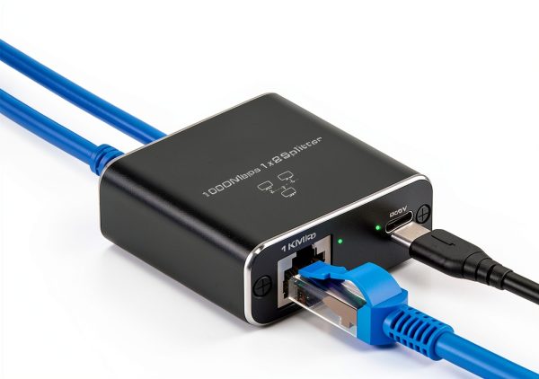 Gigabit Ethernet Splitter by Pushua for Home Office-0