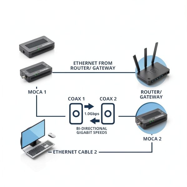 ScreenBeam MoCA Adapter ECB6200 AddOn Home-8