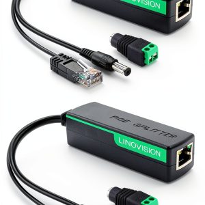 12V PoE Splitter LINOVISION Ethernet Power Adapter-0