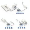 Powerline Network Adapter Hugener 4 Port Gigabit for Starlink-5
