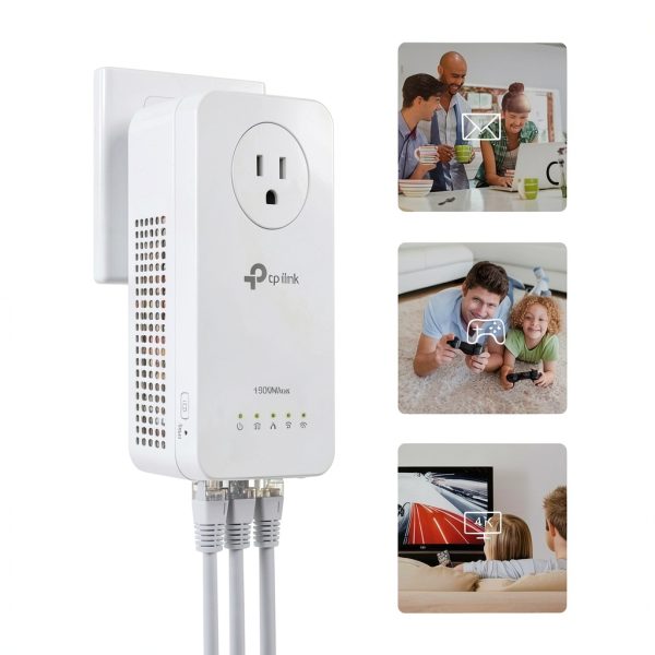 TP-Link Powerline Adapter TL-WPA8631P Kit AV1300 Dual‑Band Wi‑Fi-5