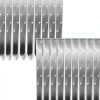 Flat Steel Stakes 1.6"W x 18"L Rust-Resistant 20-Pack BIGalleons-0