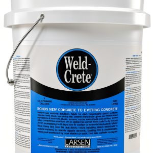 Weld-Crete Concrete Bonding Agent 5 Gallon Larsen Products Blue 5 Gal-0