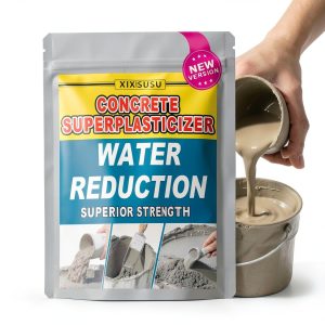Concrete Super Plasticizer – High Range Water Reducer Admixture for Superior Strength & Workability (White, 16 oz)-0