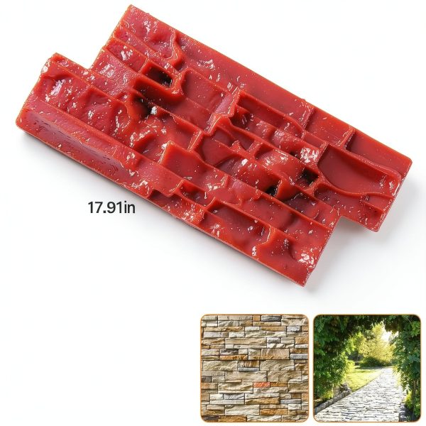 Concrete Cement Imprint Texture Seal by ATHYSLU Reusable PU Mold-1