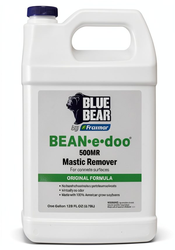 BLUE BEAR 500MR Mastic Remover 1 Gallon Soy Based Adhesive Cleaner-0