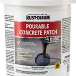 Rust Oleum Pourable Concrete Patch 5 lb - Fast-Dry, Deep-Hole Repair-0
