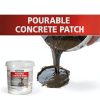 Rust Oleum Pourable Concrete Patch 5 lb - Fast-Dry, Deep-Hole Repair-1